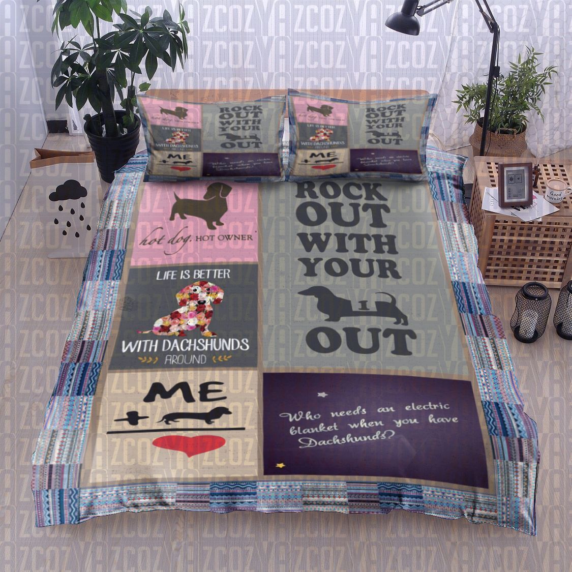 Dachshund Bedding Set