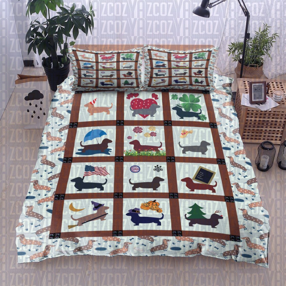 Dachshund Bedding Set