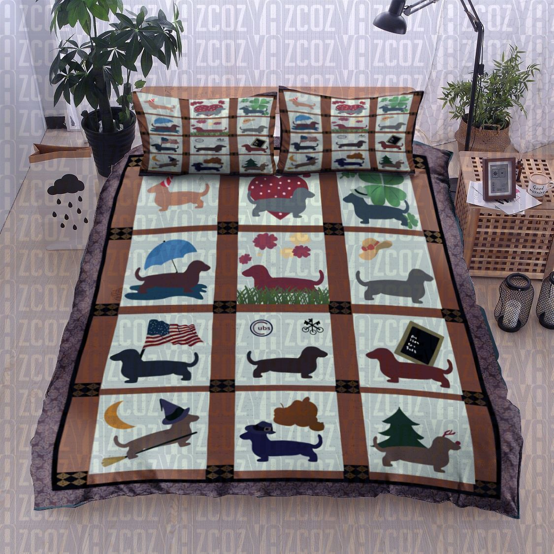 Dachshund Bedding Set
