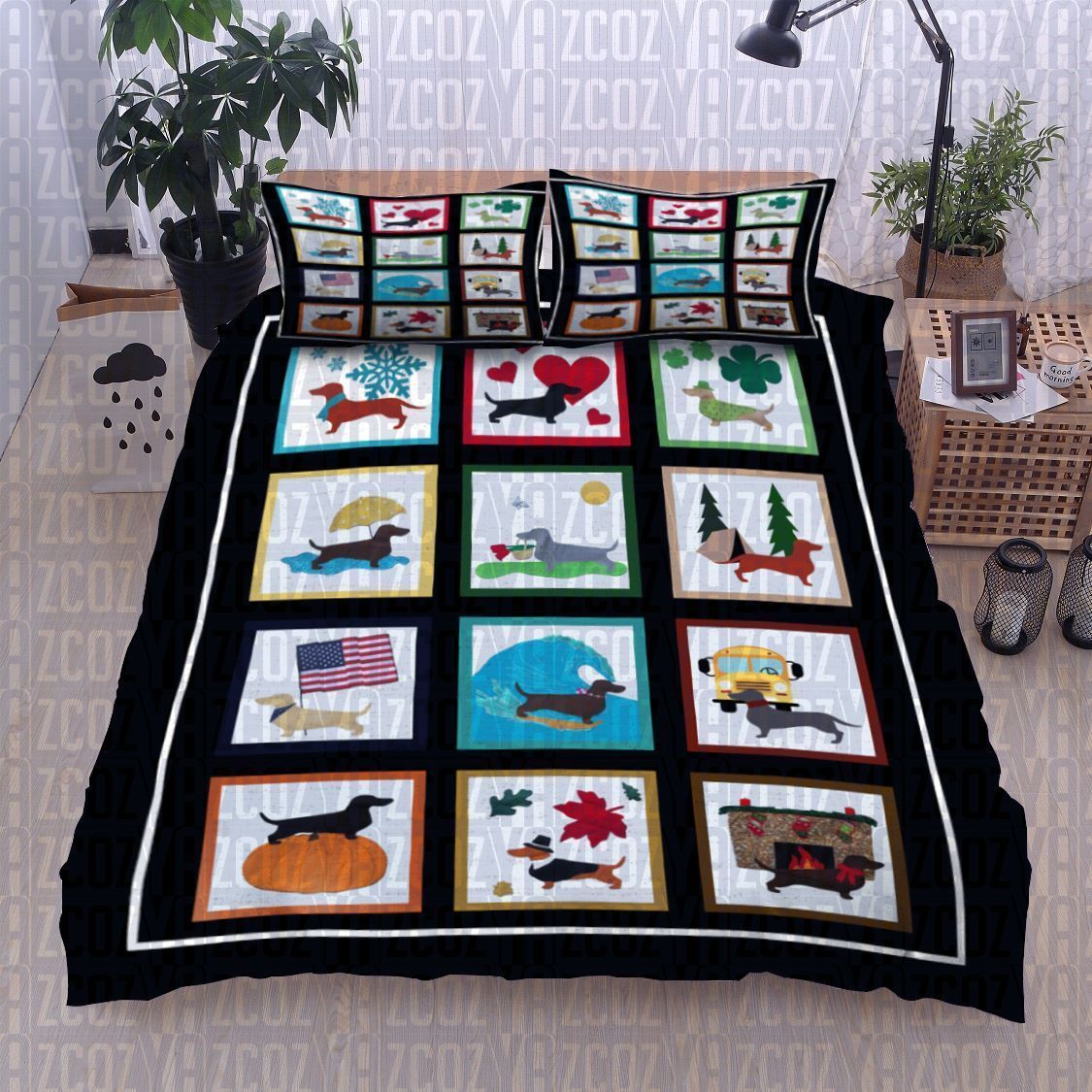 Dachshund Bedding Set