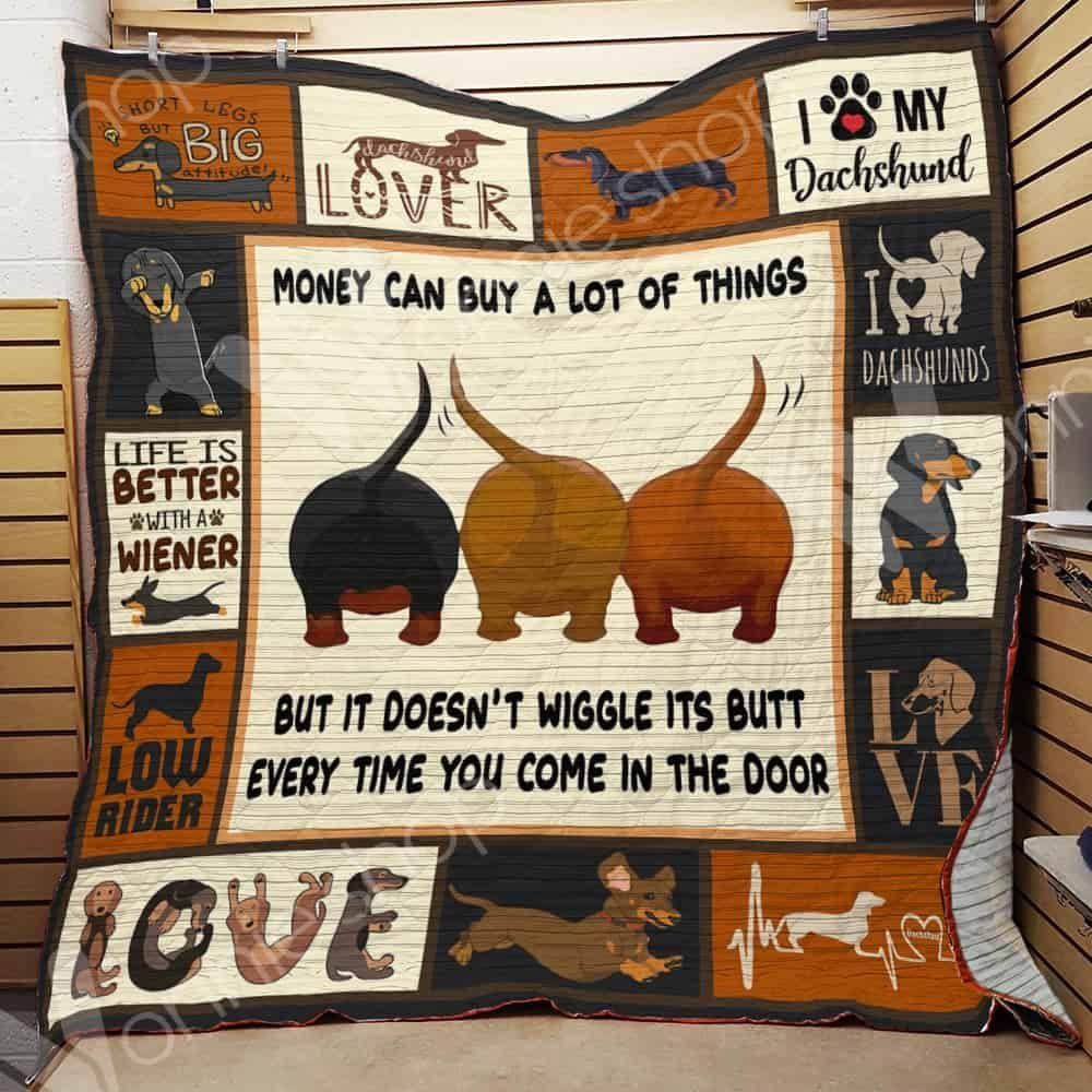 Dachshund CLH091031Q Quilt Blanket