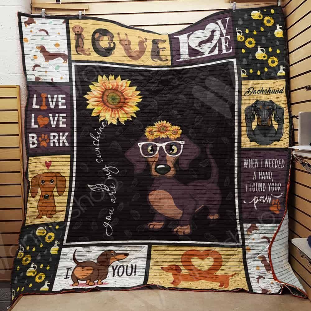 Dachshund CLH091039Q Quilt Blanket