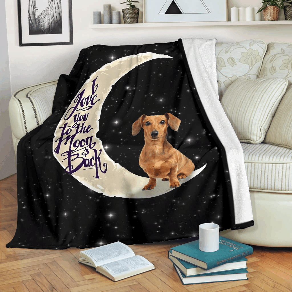 Dachshund Sherpa Fleece Blanket