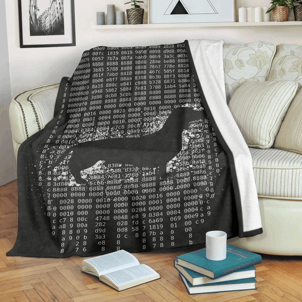 Dachshund Sherpa Fleece Blanket
