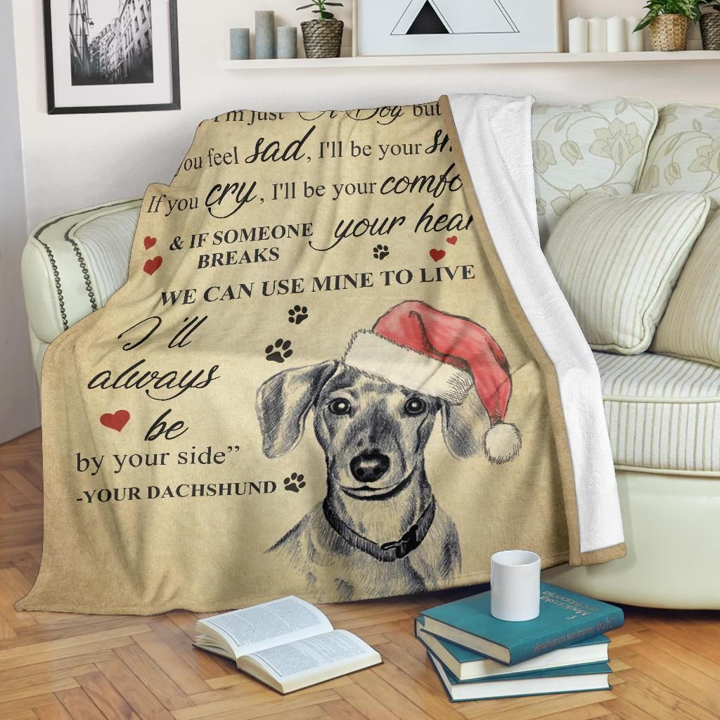 Dachshund Sherpa Fleece Blanket