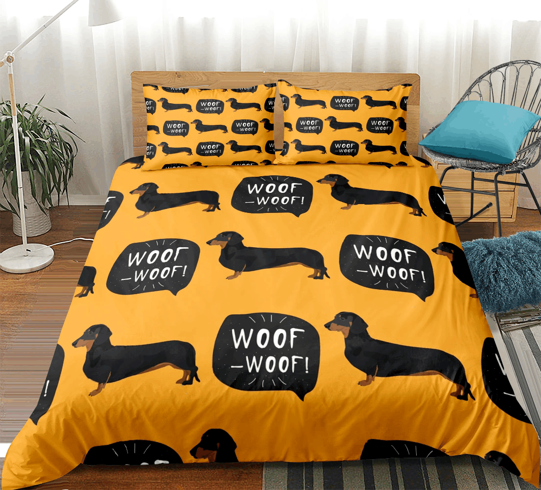 Dachshund Bedding Set