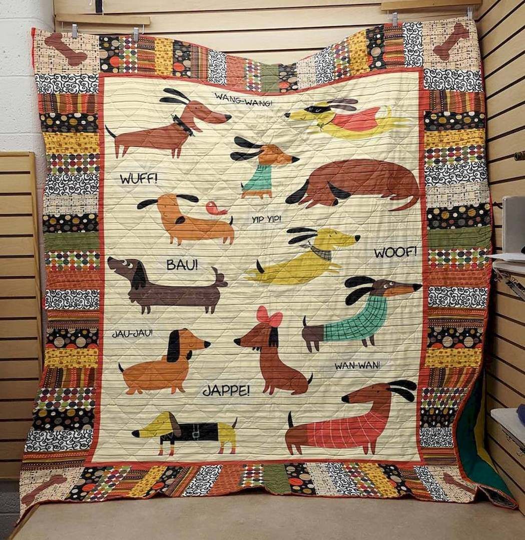 Dachshund CLT130612 Quilt Blanket