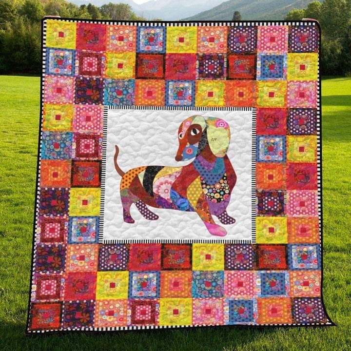 Dachshund Colorful DTC2311763 Quilt Blanket