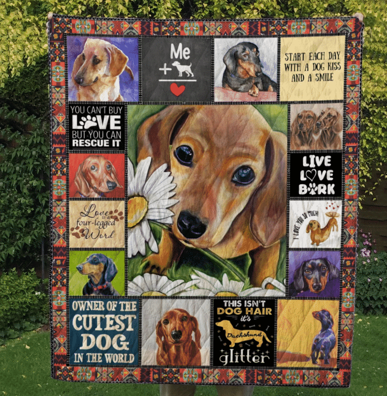 Dachshund Cutest Dog Quilt Blanket DHC31121746TD