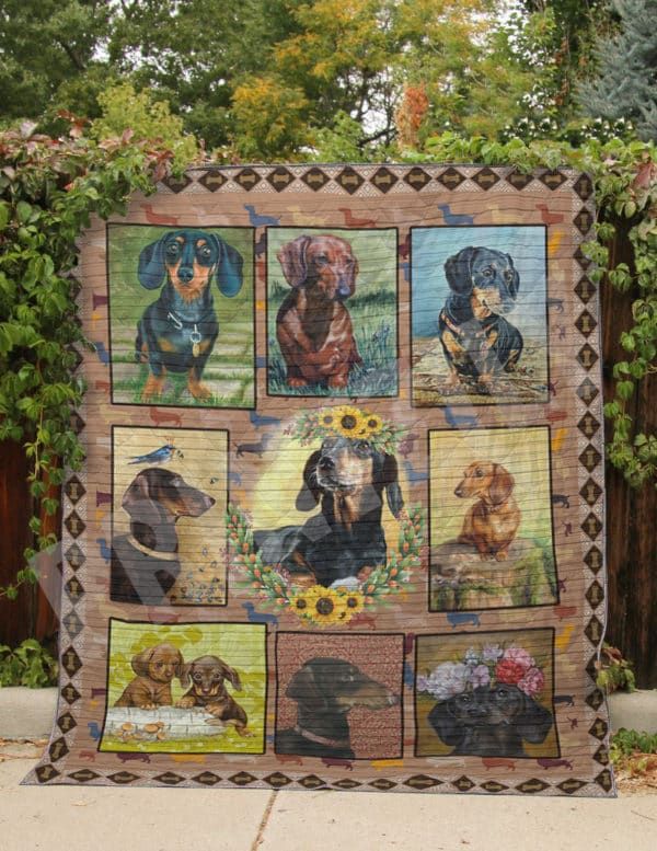 Dachshund Cutie Babie Quilt Blanket DHC31121502TD