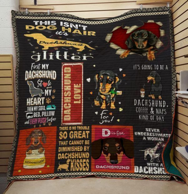 Dachshund D Is For Dachshund NC0809159CL Quilt Blanket