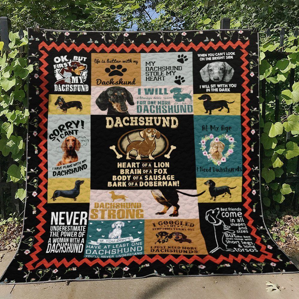 Dachshund D010746 Quilt Blanket