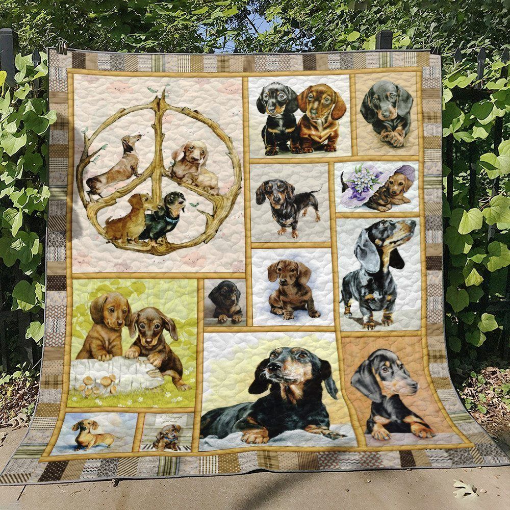 Dachshund D010750 Quilt Blanket