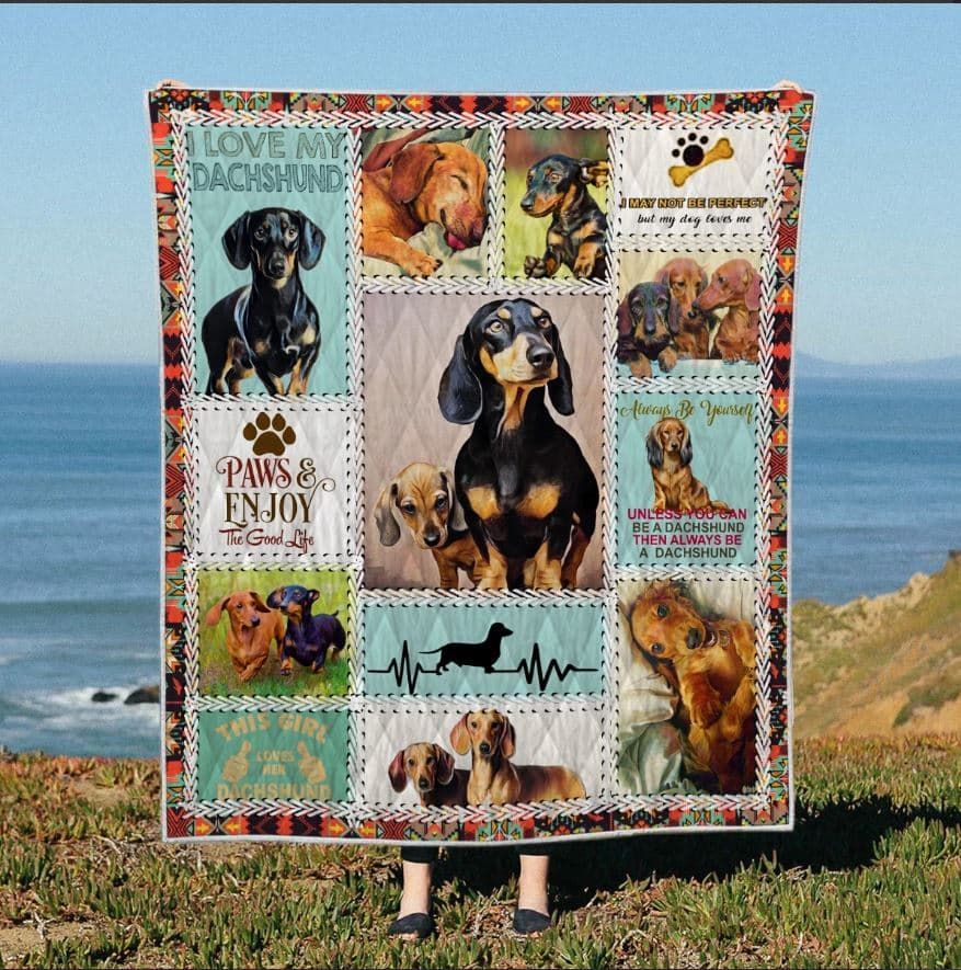 Dachshund Dachshund Always Quilt Blanket DHC31121775TD