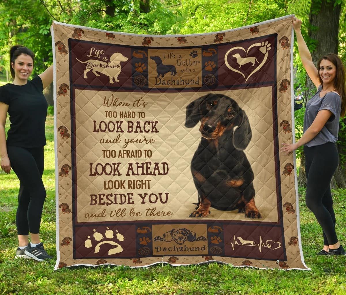 Dachshund Dachshund Paw Quilt Blanket Dhc03011384Dd