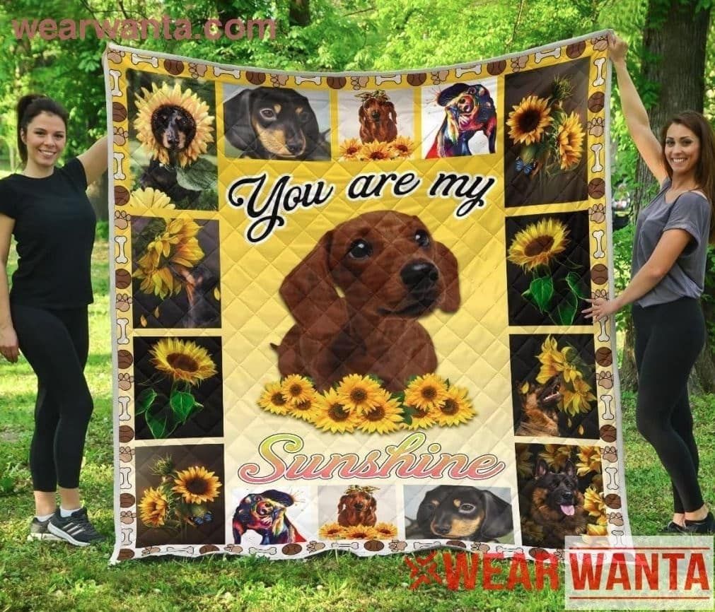 Dachshund Dachshund Sunshine Quilt Blanket Dhc04011897Dd