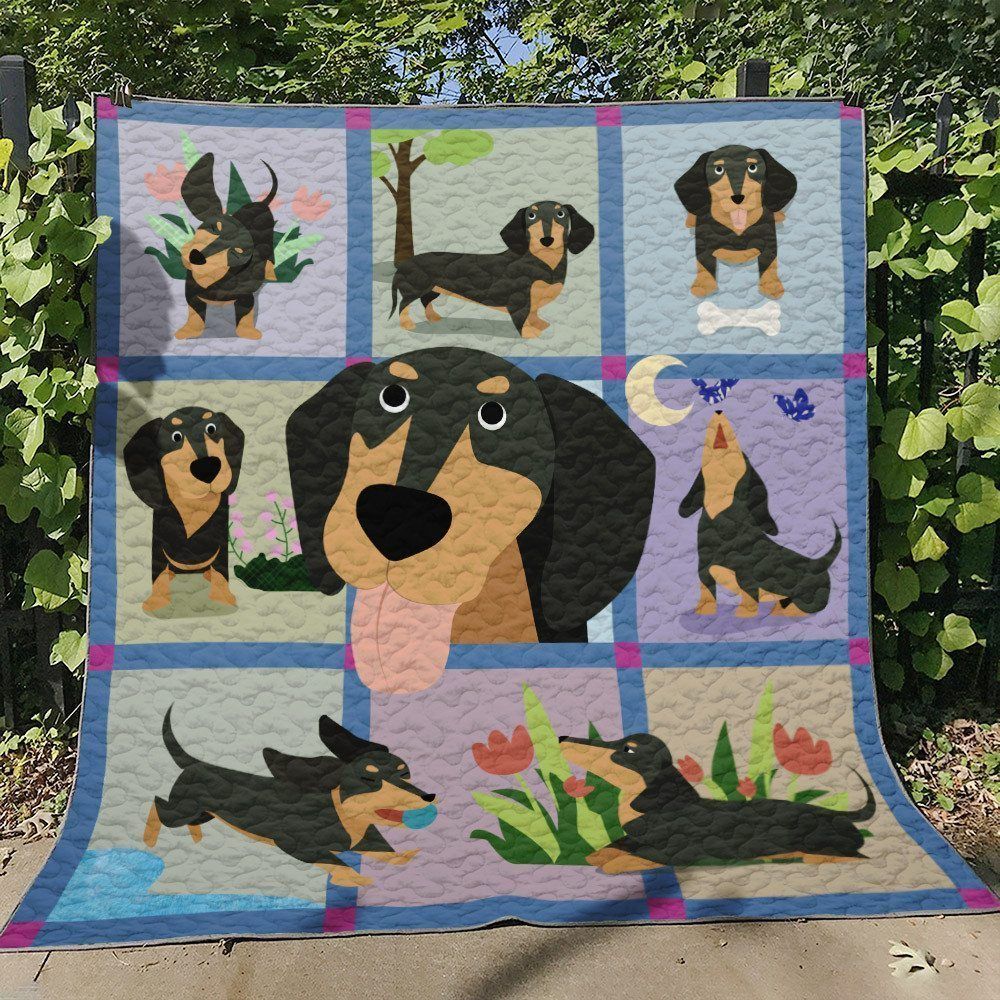 Dachshund DD120713 Quilt Blanket