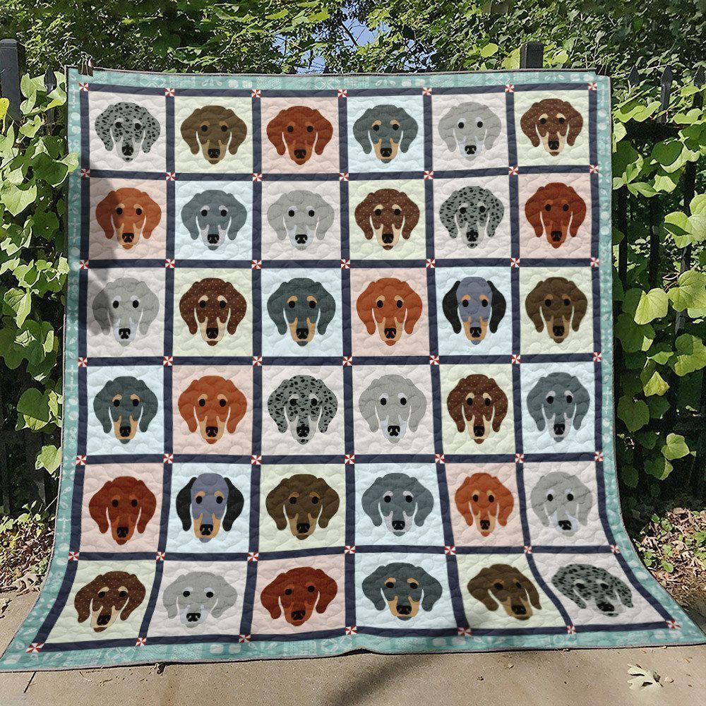 Dachshund DD170711 Quilt Blanket