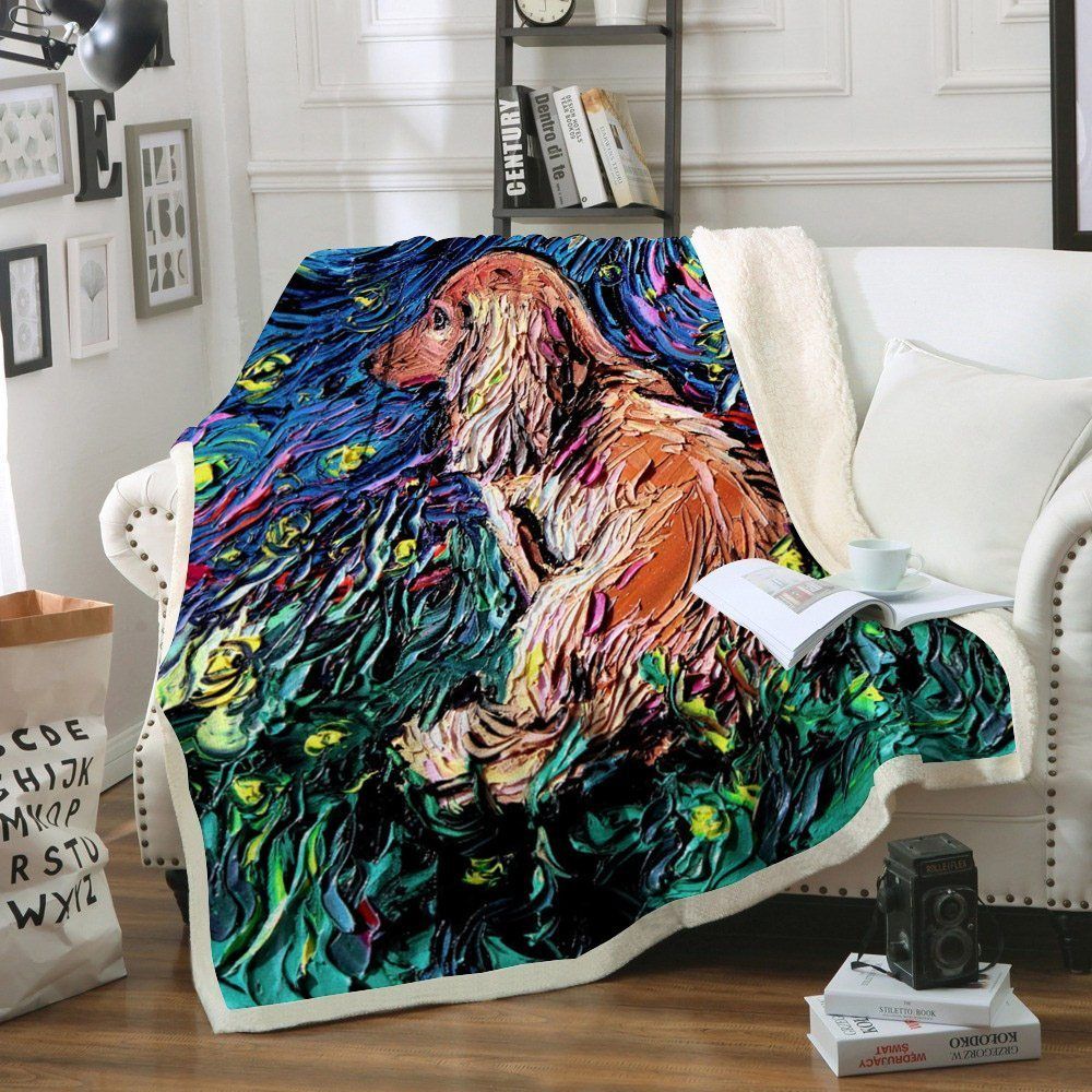 Dachshund Sherpa Fleece