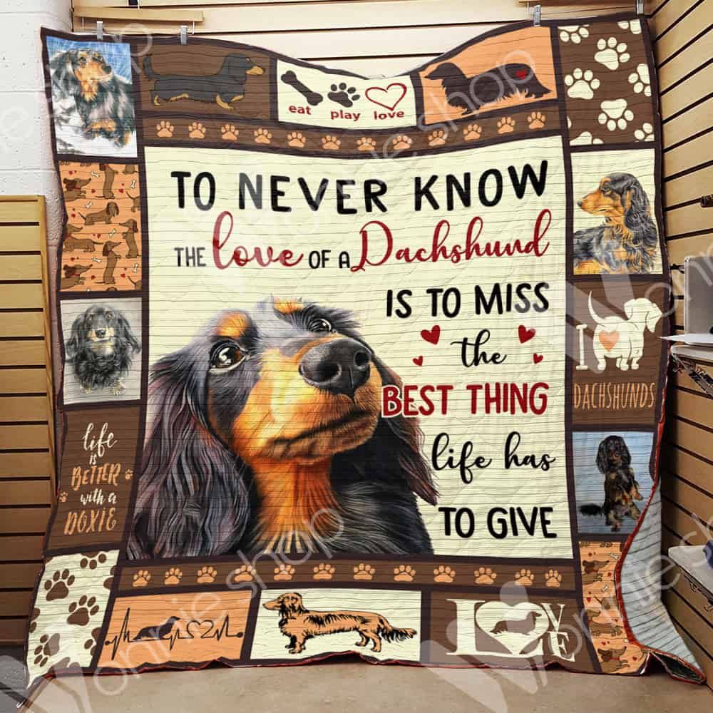 Dachshund Dog Blanket LNT0512053 Quilt Blanket