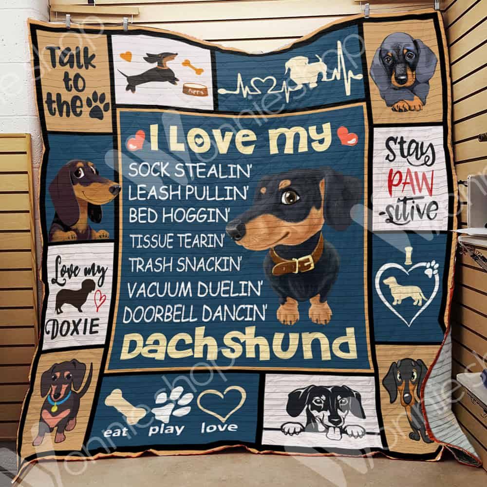 Dachshund Dog Blanket LNT0512066 Quilt Blanket