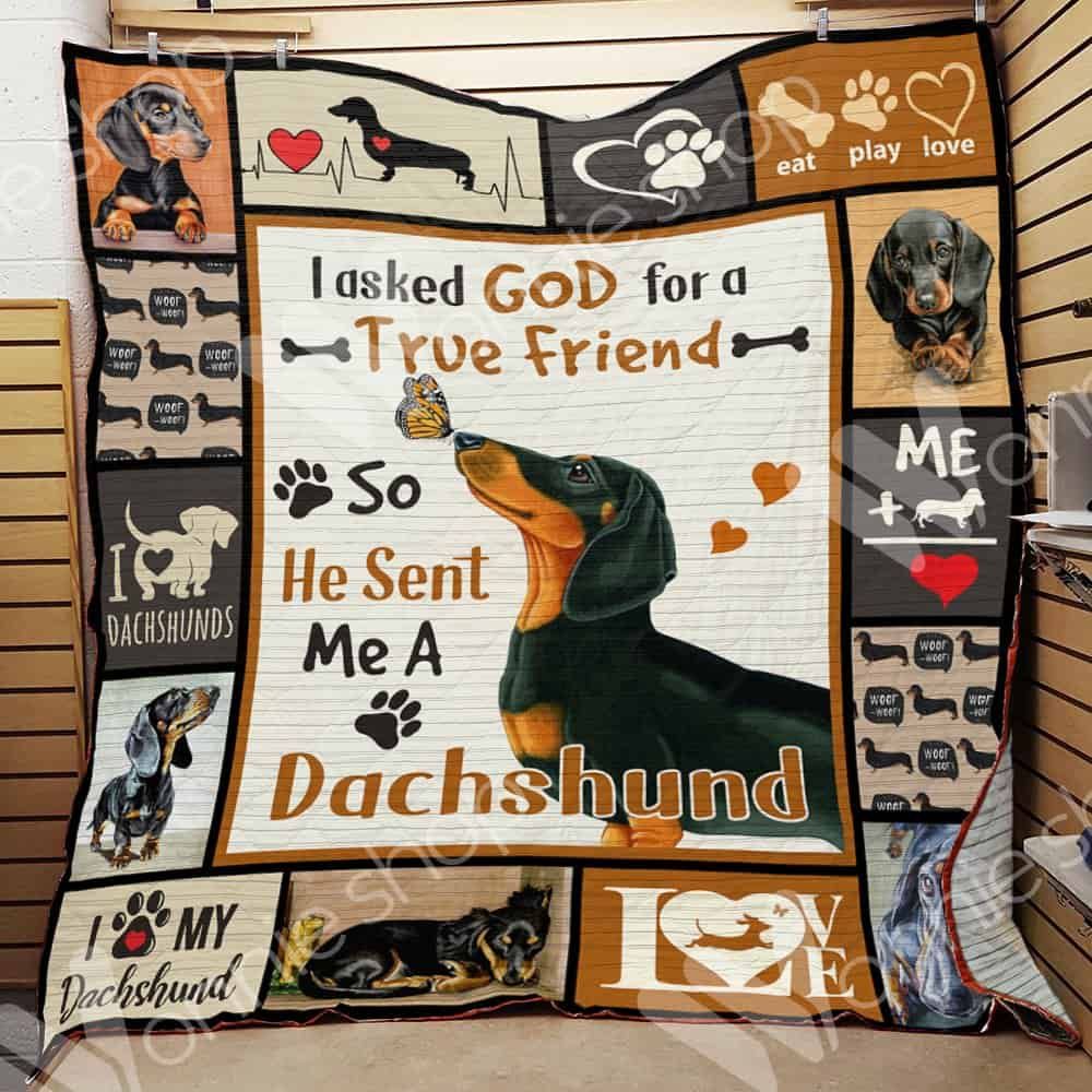 Dachshund Dog Blanket LNT0912049 Quilt Blanket