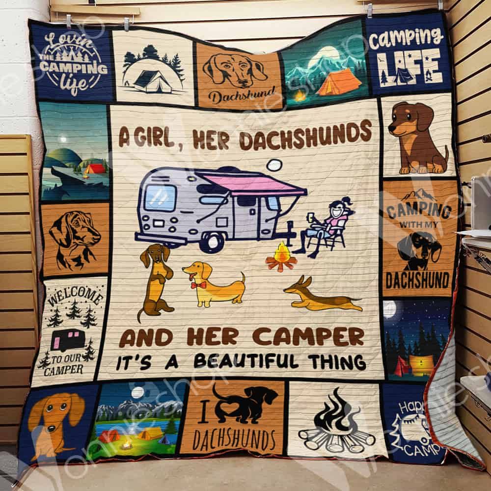 Dachshund Dog Blanket LNT1512025 Quilt Blanket