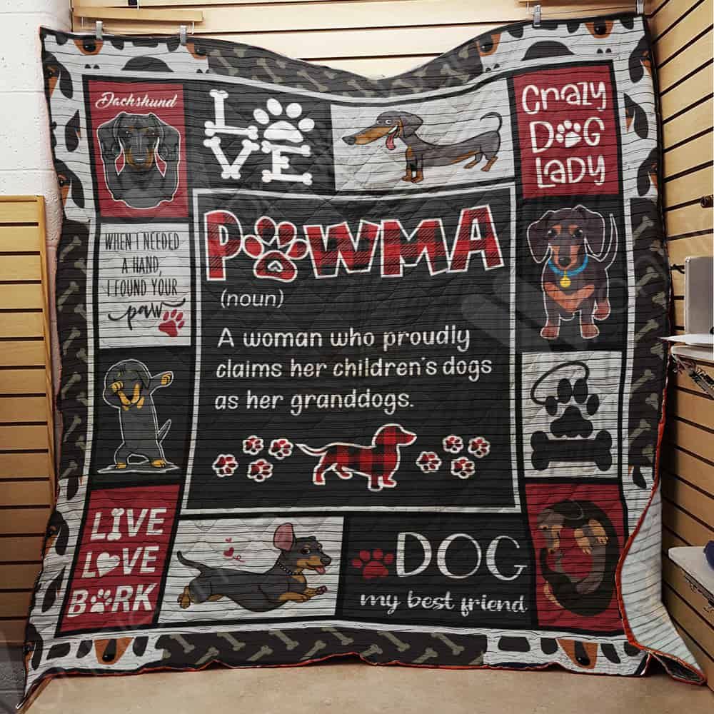 Dachshund Dog Grandma Quilt Blanket DHC01021361TD