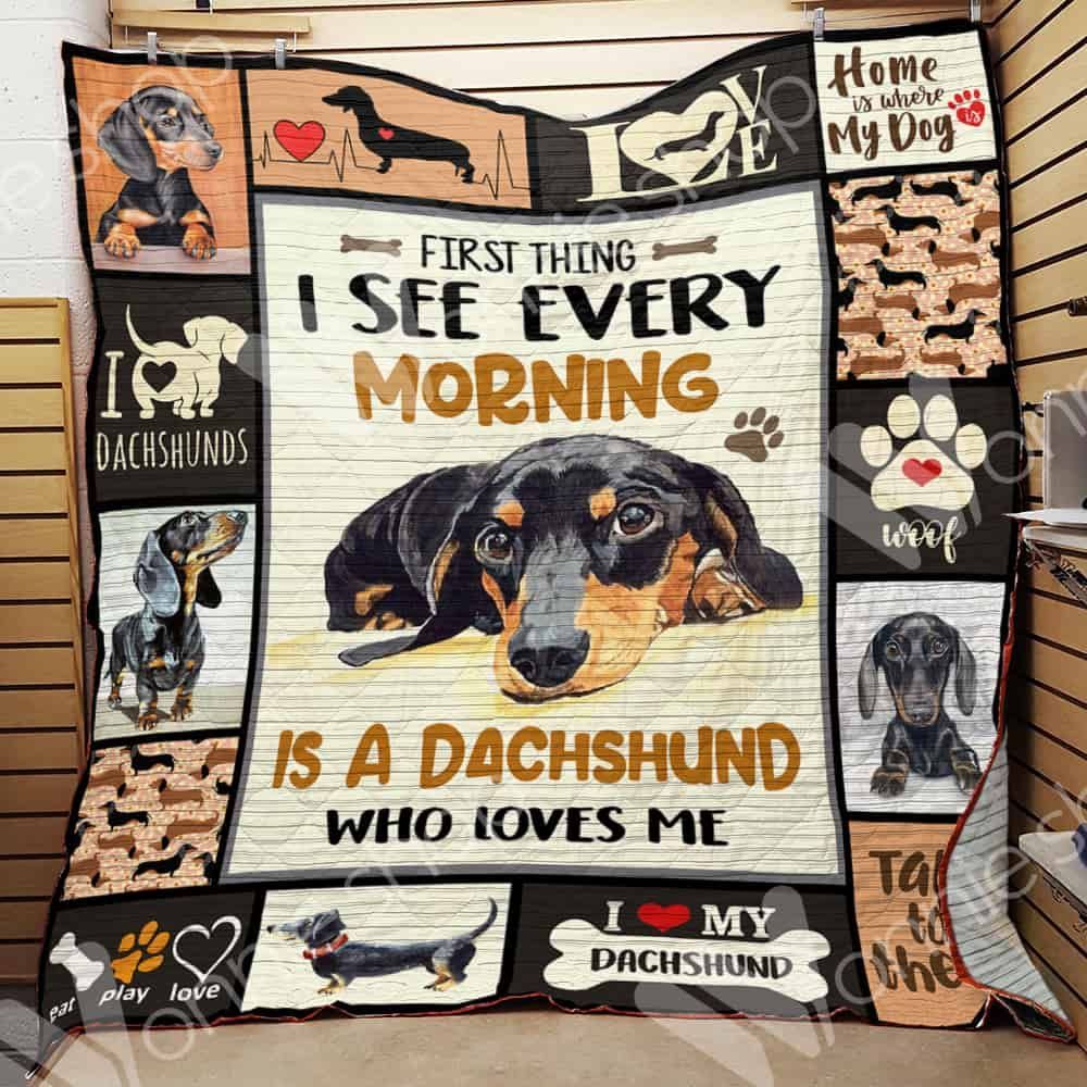 Dachshund Dog GS-CL-LD0611 Quilt Blanket