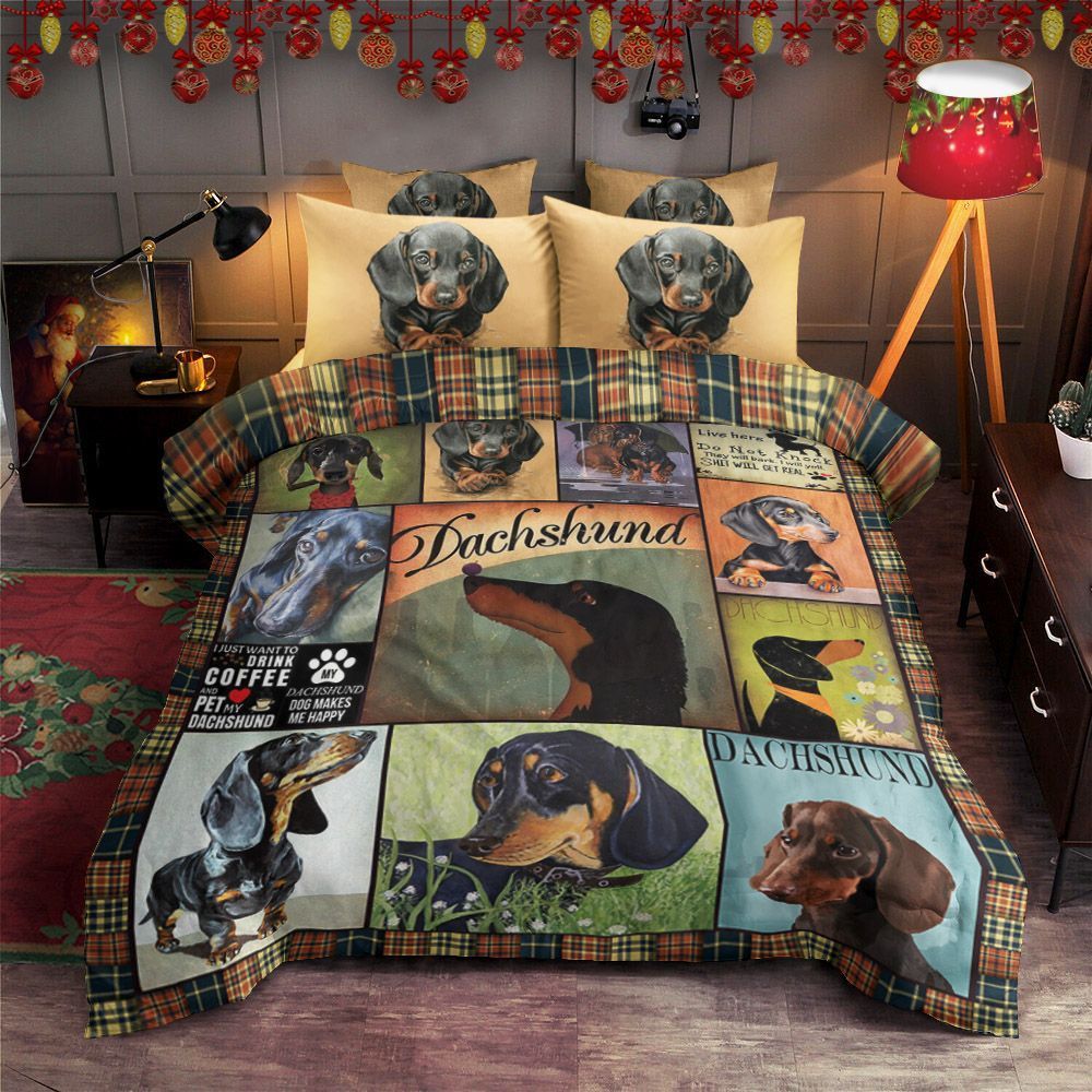 Dachshund Dog Bedding Set