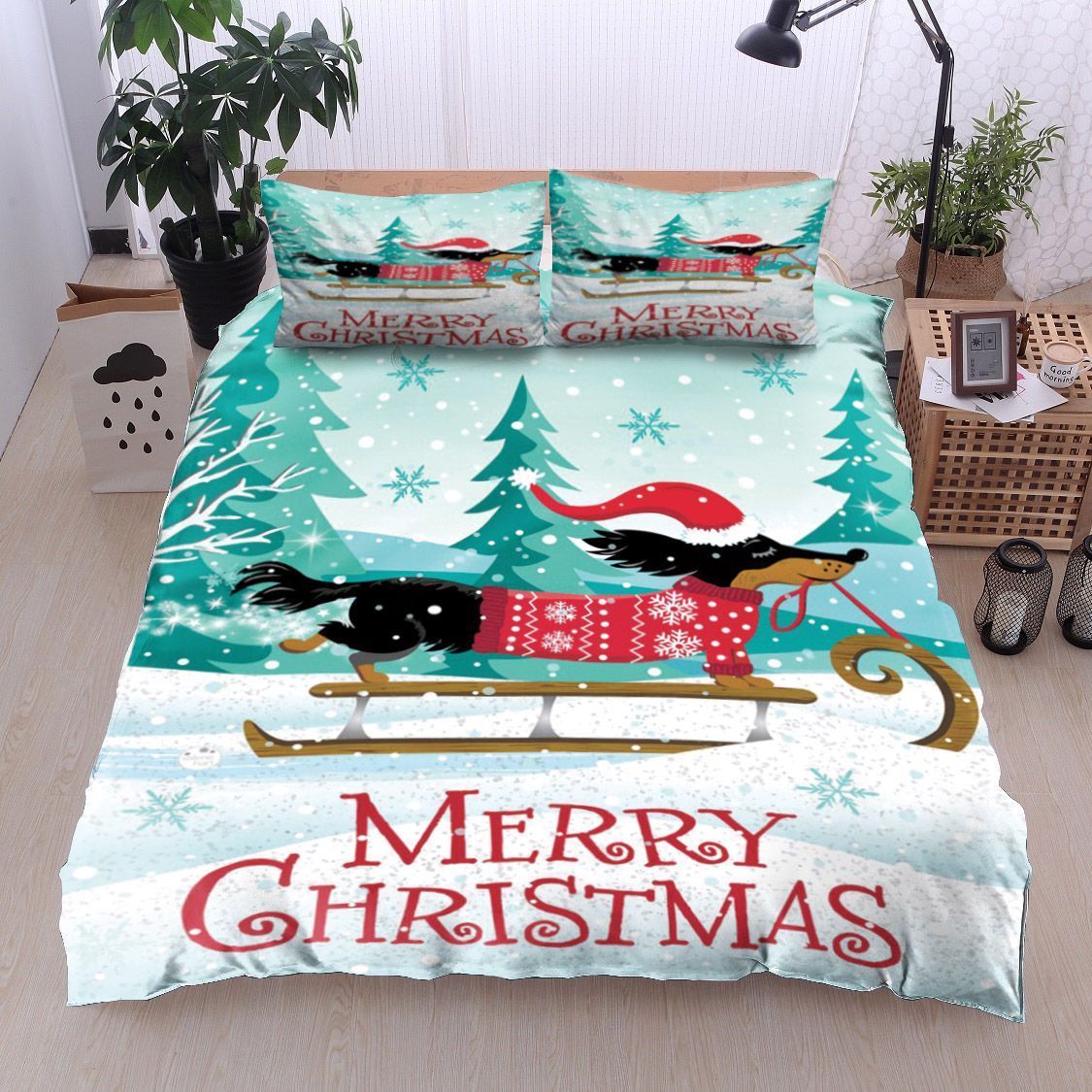 Dachshund Dog Bedding Set