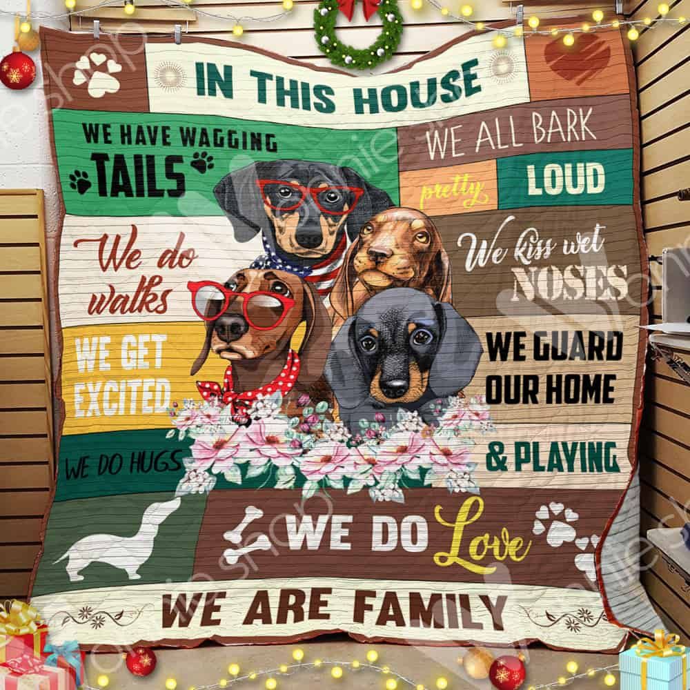 Dachshund Dog Quilt Blanket DHC01021052TD