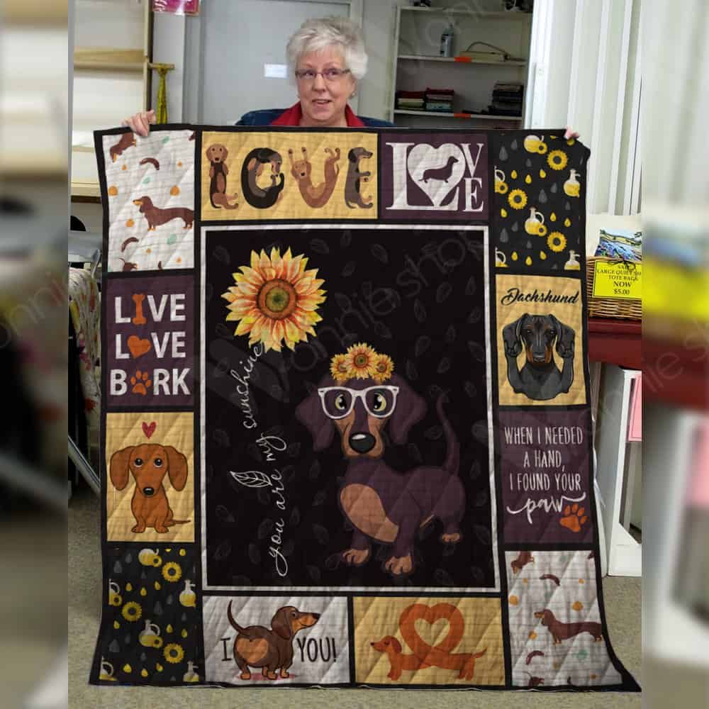 Dachshund Dog Quilt Blanket DHC1002543TD