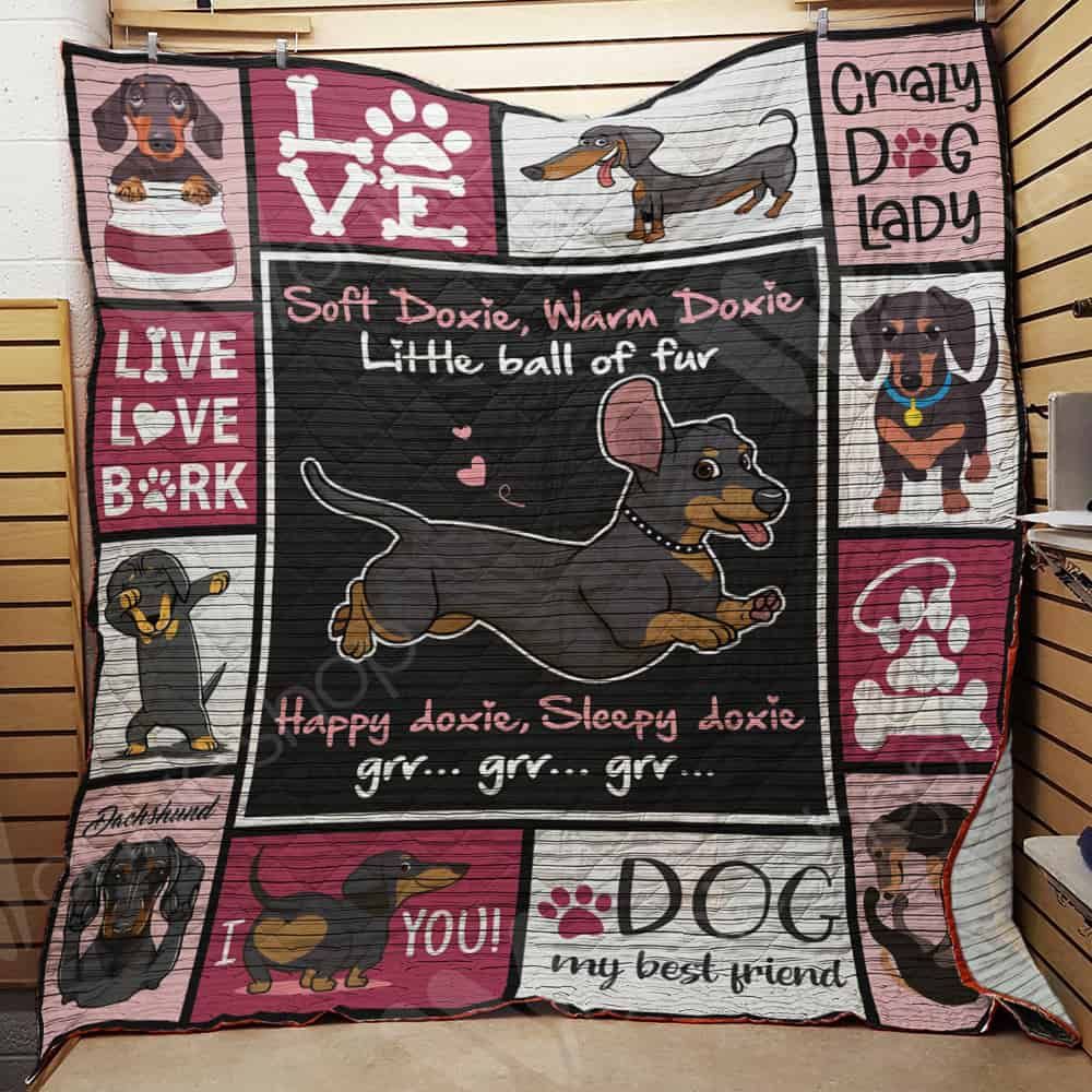 Dachshund Dog Quilt Blanket DHC1002579TD