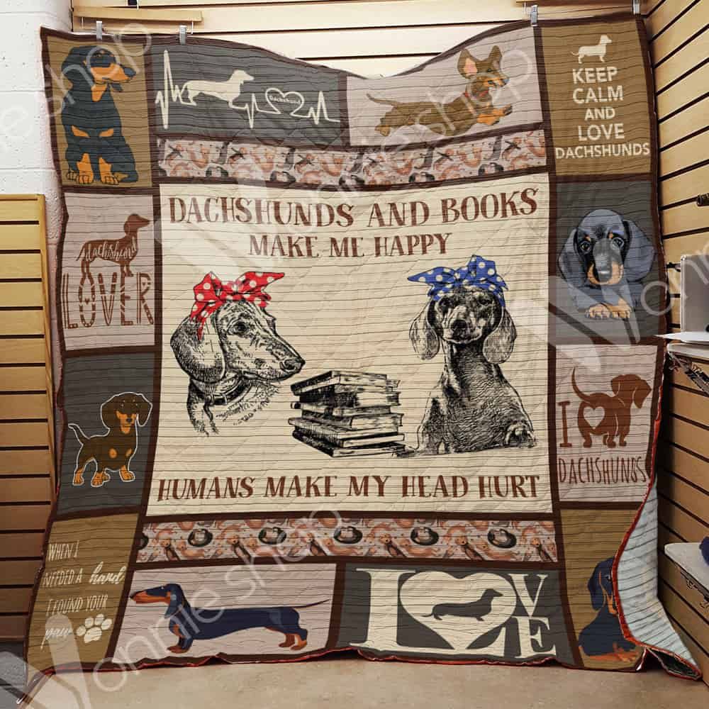 Dachshund Dog Quilt Blanket DHC1002625TD