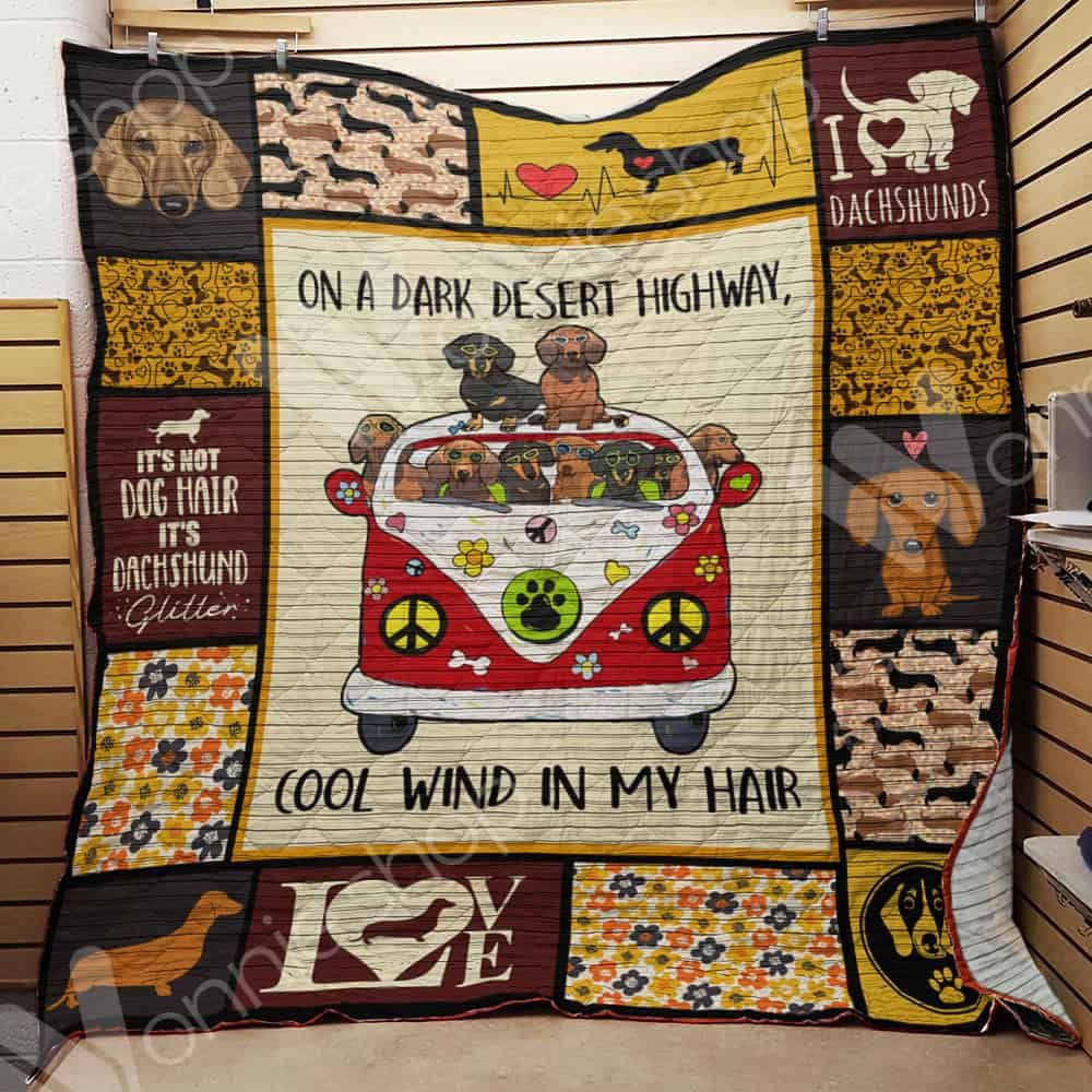Dachshund Dog Quilt Blanket DHC1002640TD
