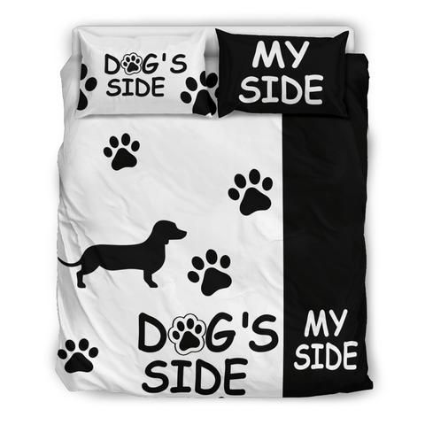 Dachshund Dogs Side My Side Bedding Set