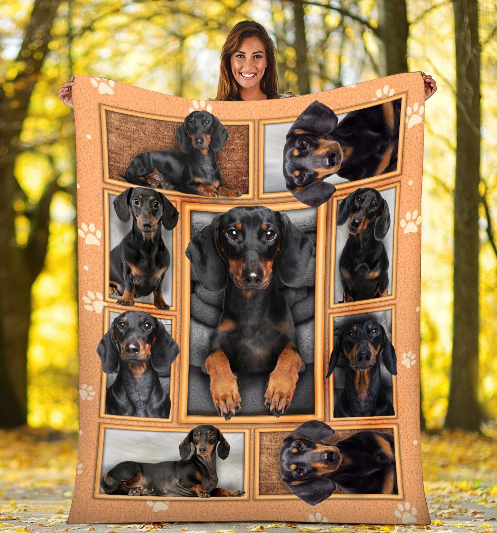 Dachshund Fleece Blanket