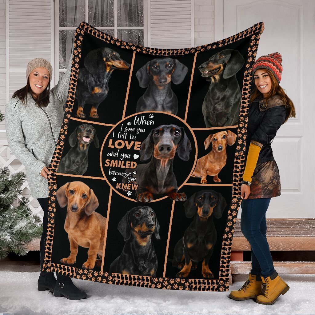 Dachshund Fleece Blanket