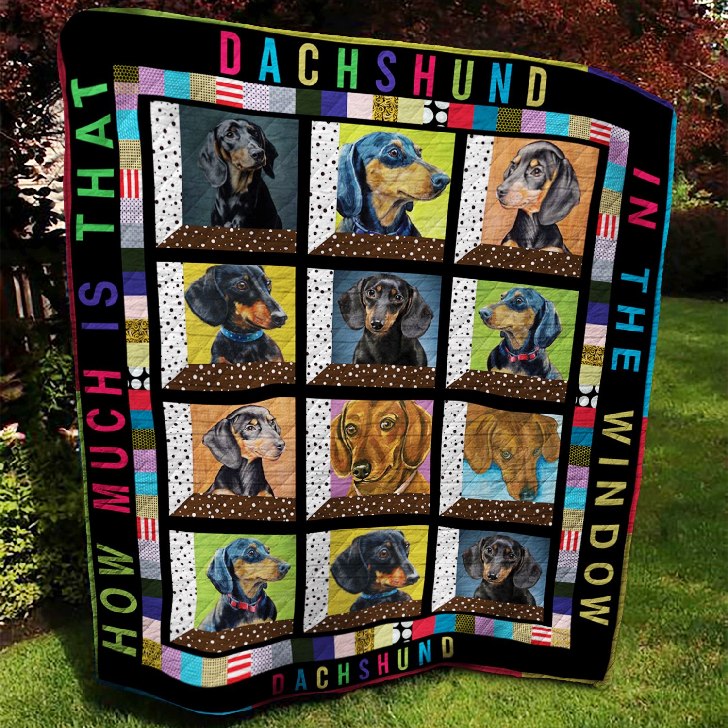 Dachshund DTH170910HD Quilt Blanket