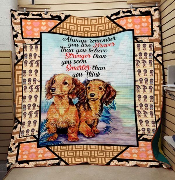 Dachshund Everything We Want Quilt Blanket Dhc03011115Dd