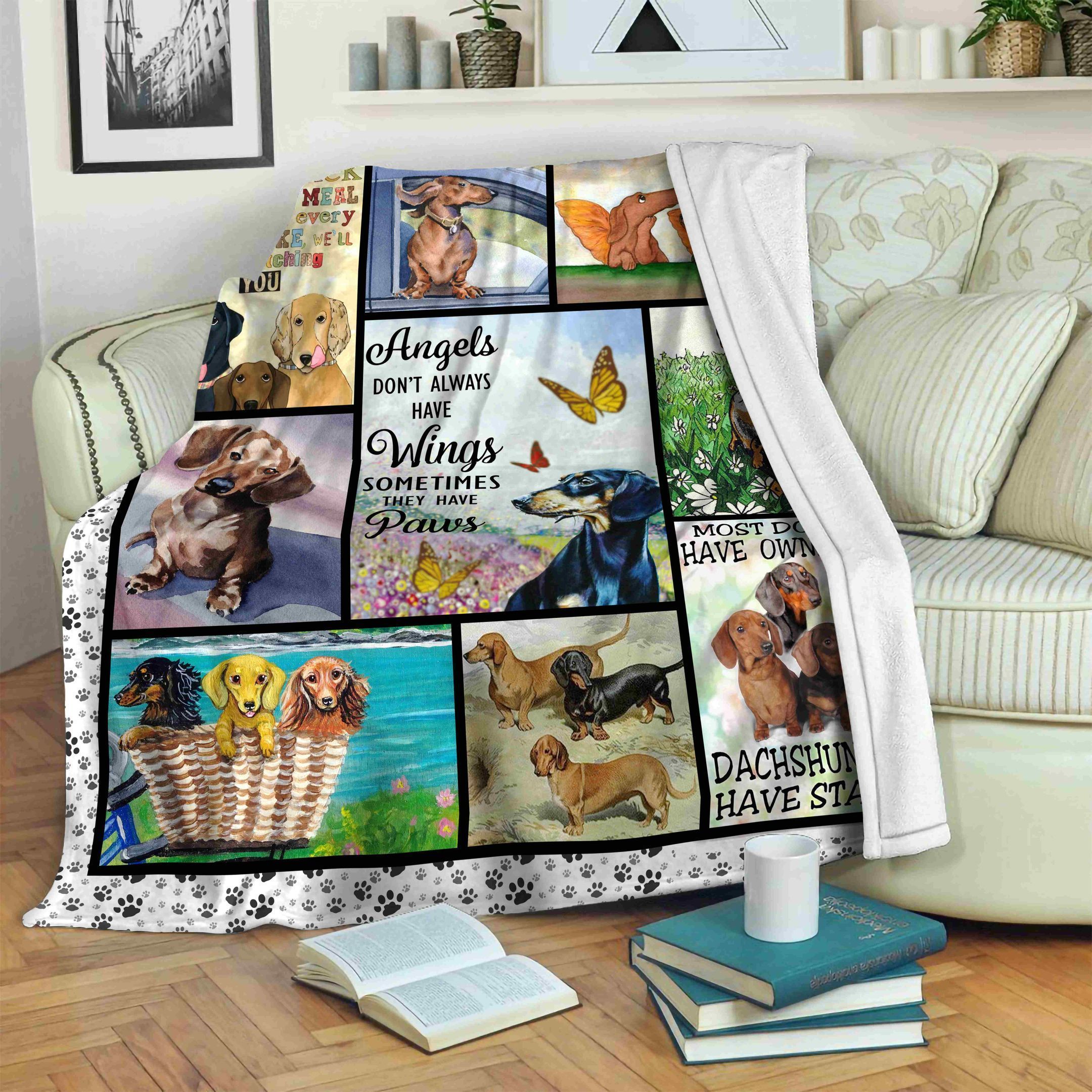 Dachshund Fleece Blanket