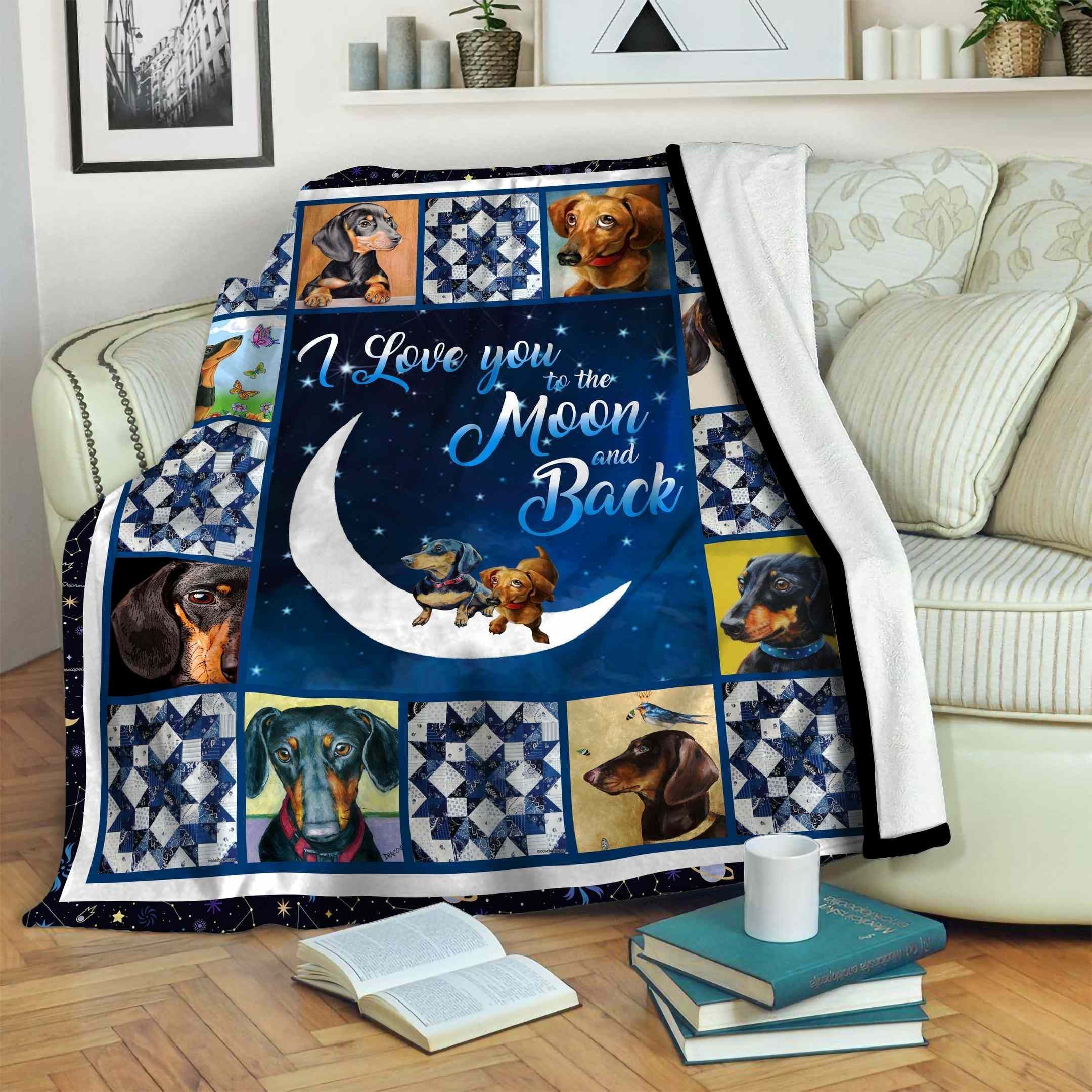 Dachshund Fleece Blanket