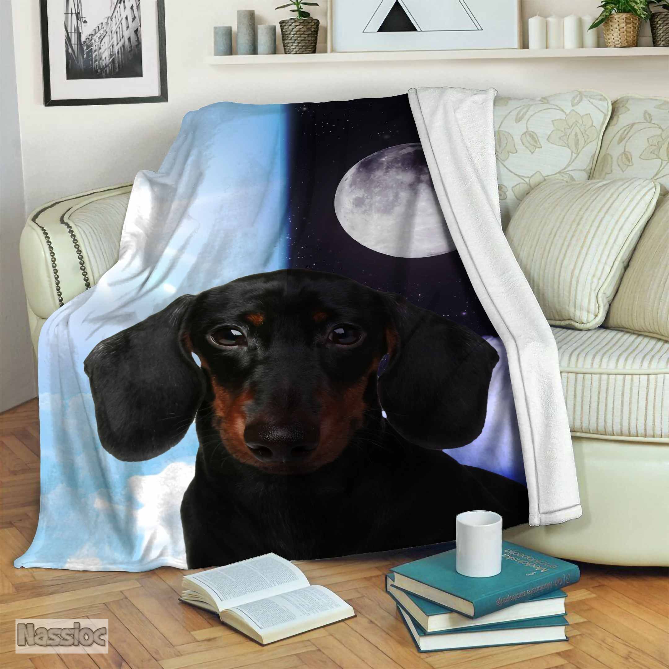 Dachshund Fleece Blanket