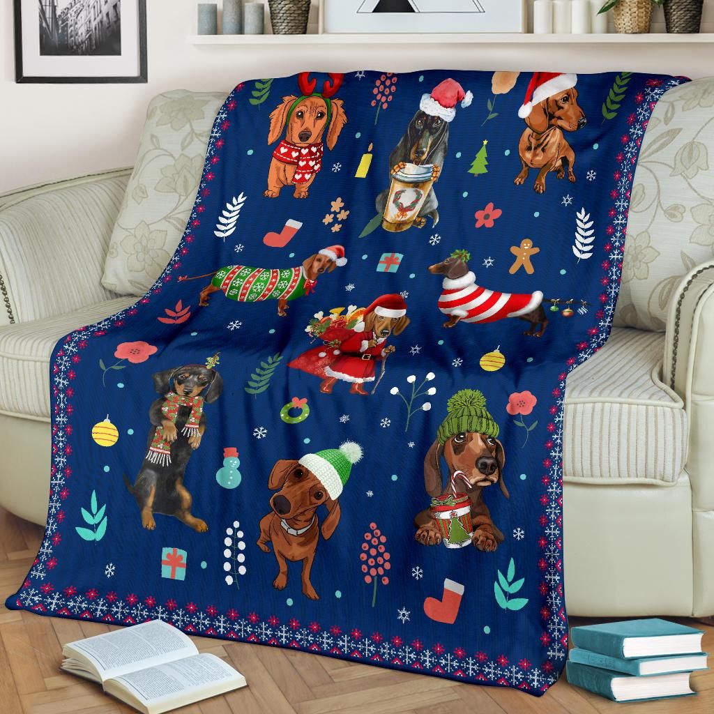 Dachshund Fleece Blanket