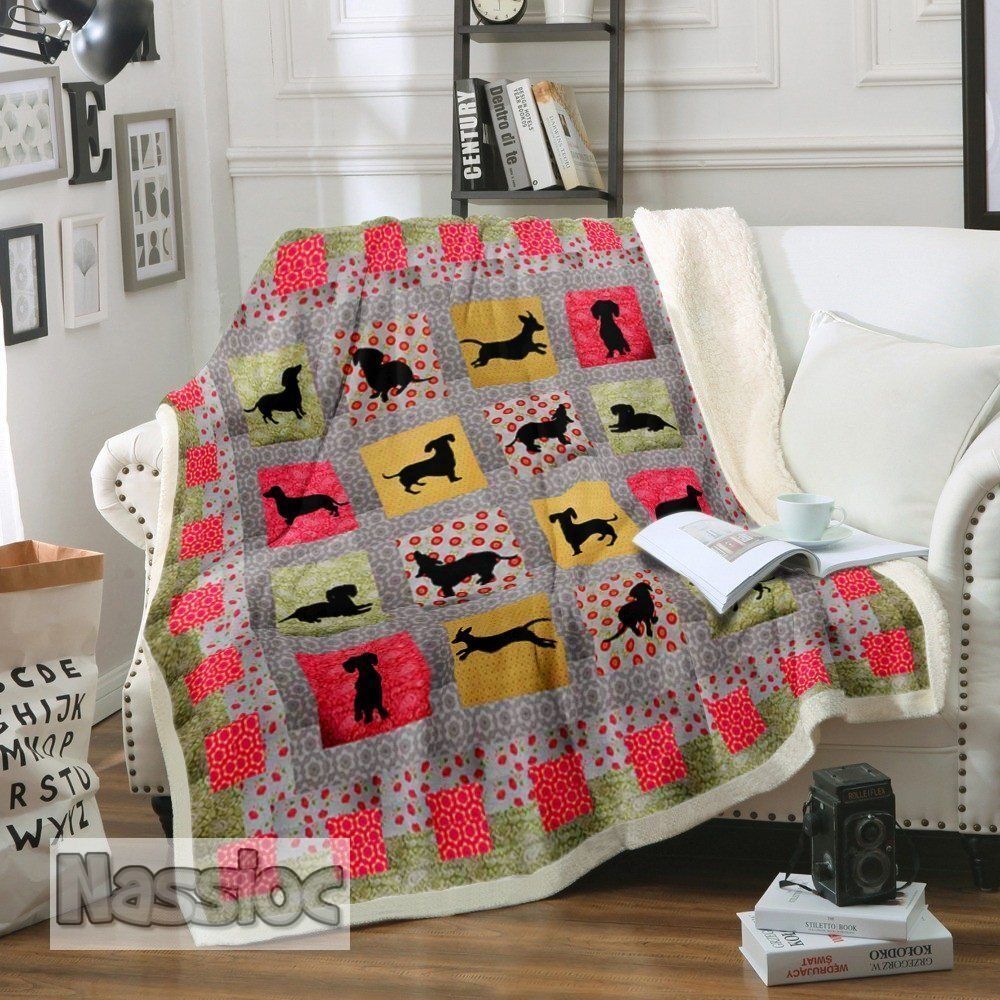 Dachshund Fleece Blanket