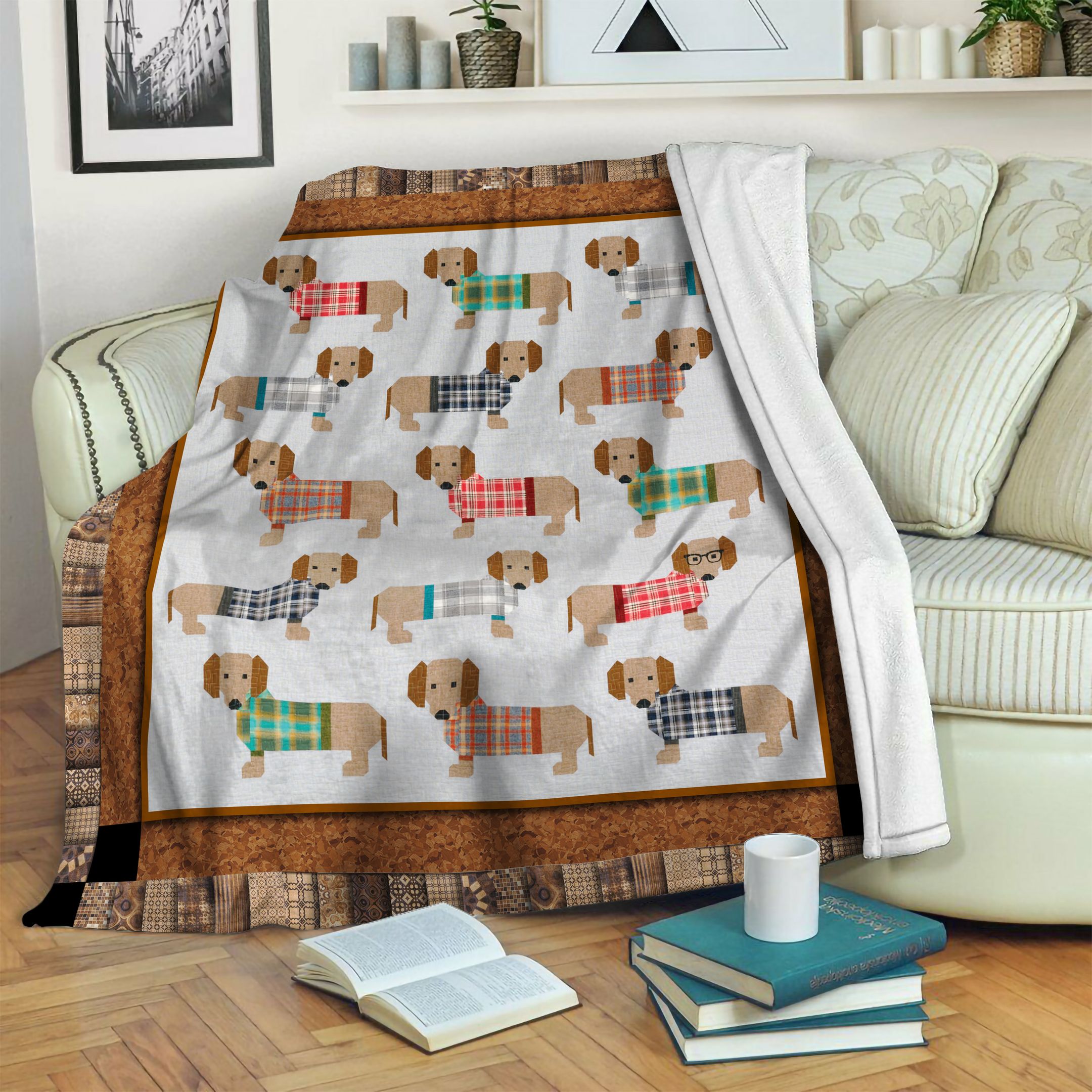 Dachshund Fleece Blanket