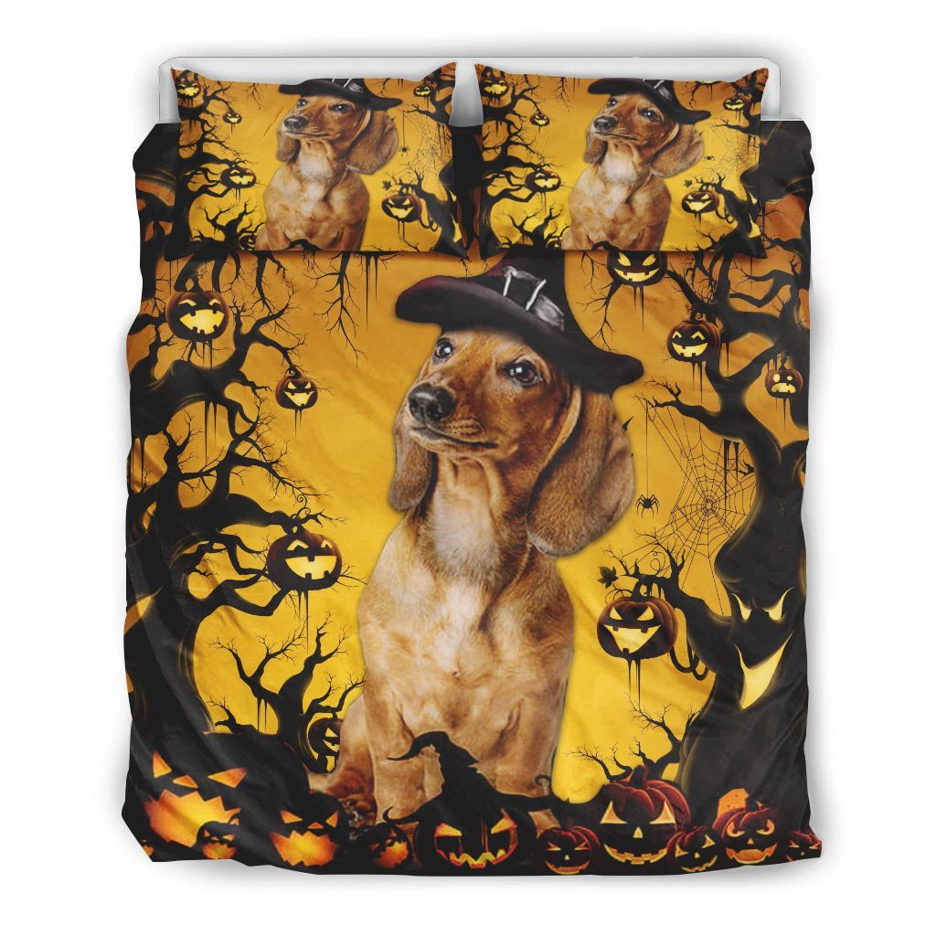 Dachshund Halloween Bedding Set