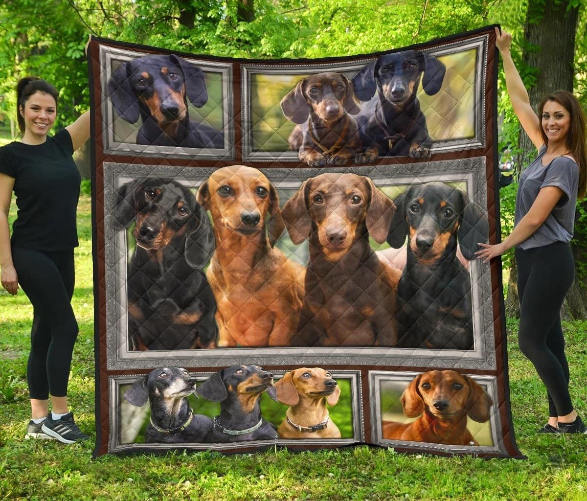 Dachshund Hellu Im Cute Dachshund Quilt Blanket Christmas Christmas Gifts Merry Christmas Holiday Gifts Gift Dhc03011682Dd