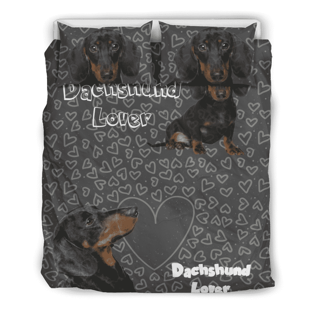 Dachshund Hi Dachshund Lover Bedding Set